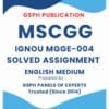 IGNOU MGGE-004 Solved Assignment 