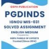IGNOU MIS-031 Solved Assignment 