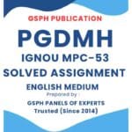 IGNOU MPC-53 Solved Assignment