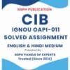 IGNOU OAPI-011 Solved Assignment