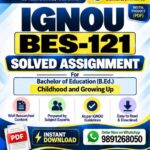 ignou bes-121 solved assignment free pdf