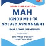 IGNOU MHI-10 Solved Assignment