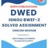 IGNOU BWEF-2 Solved Assignment