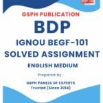 IGNOU BEGF-101 Solved Assignment