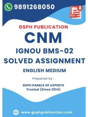 IGNOU BMS-02 Solved Assignment