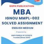 IGNOU MMPL-002 Solved Assignment