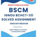 IGNOU BCHCT-131 Solved Assignment