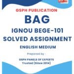 IGNOU BEGE-101 Solved Assignment