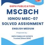 IGNOU MBC-07 Solved Assignment