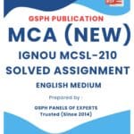 IGNOU MCSL-210 Solved Assignment