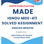 IGNOU MDE-411 Solved Assignment