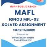IGNOU MFL-003 Solved Assignment