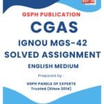IGNOU MGS-042 Solved Assignment
