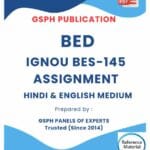 IGNOU BES-145 Solved Assignment