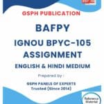 IGNOU BPYC-105 Solved Assignment