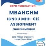 IGNOU MHH-012 Solved Assignment