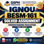 IGNOU BESM-161 Solved Assignment
